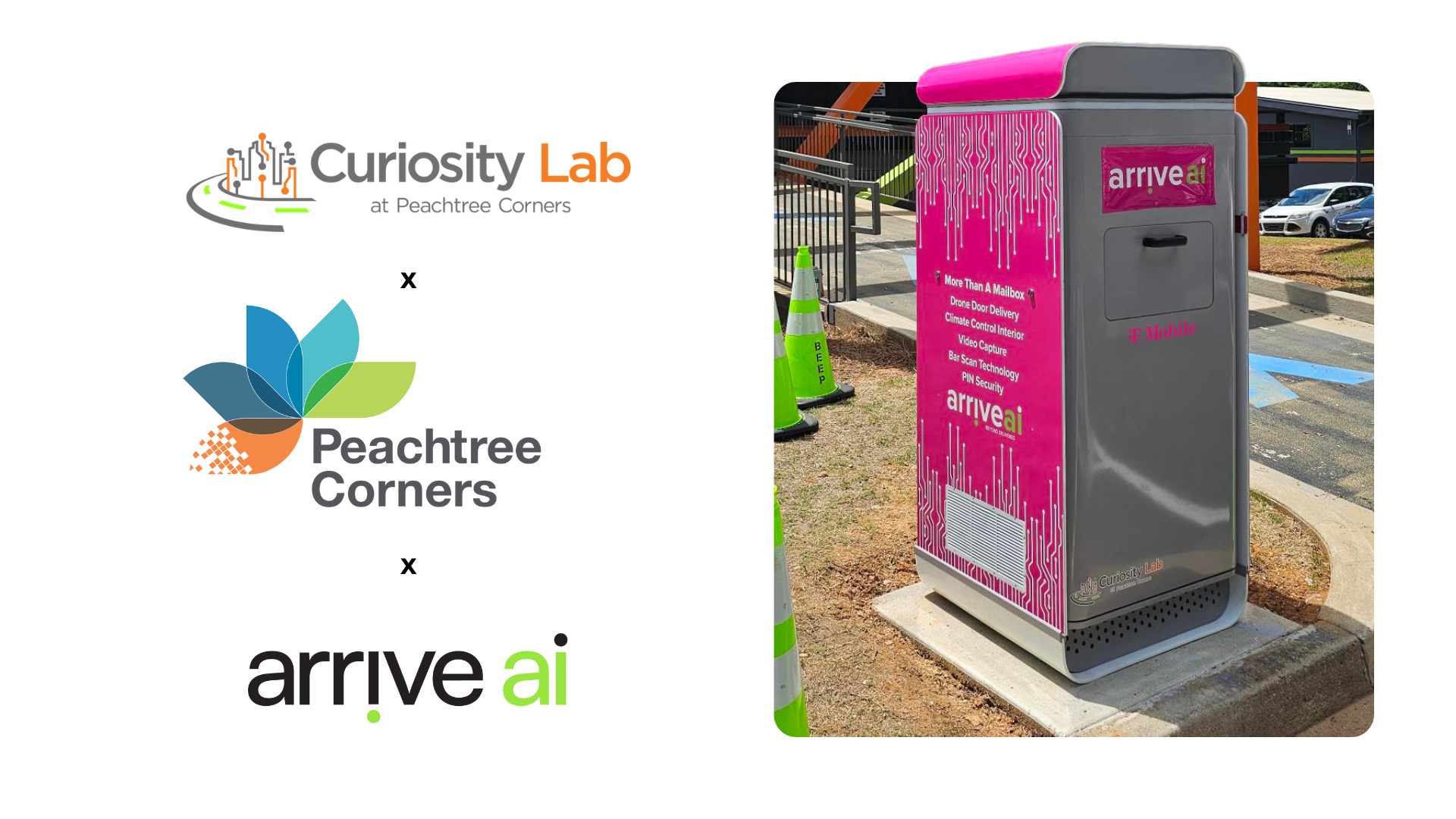 Arrive AI to Demonstrate End-to-End Ground-Based Robot and Drone Autonomous Package Delivery at Curiosity Lab's Innovation Center