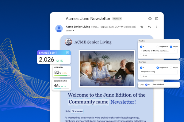 New! Further Marketing Automation: Fully Integrated, Fully Personalized, 100% Optimized for Senior Living