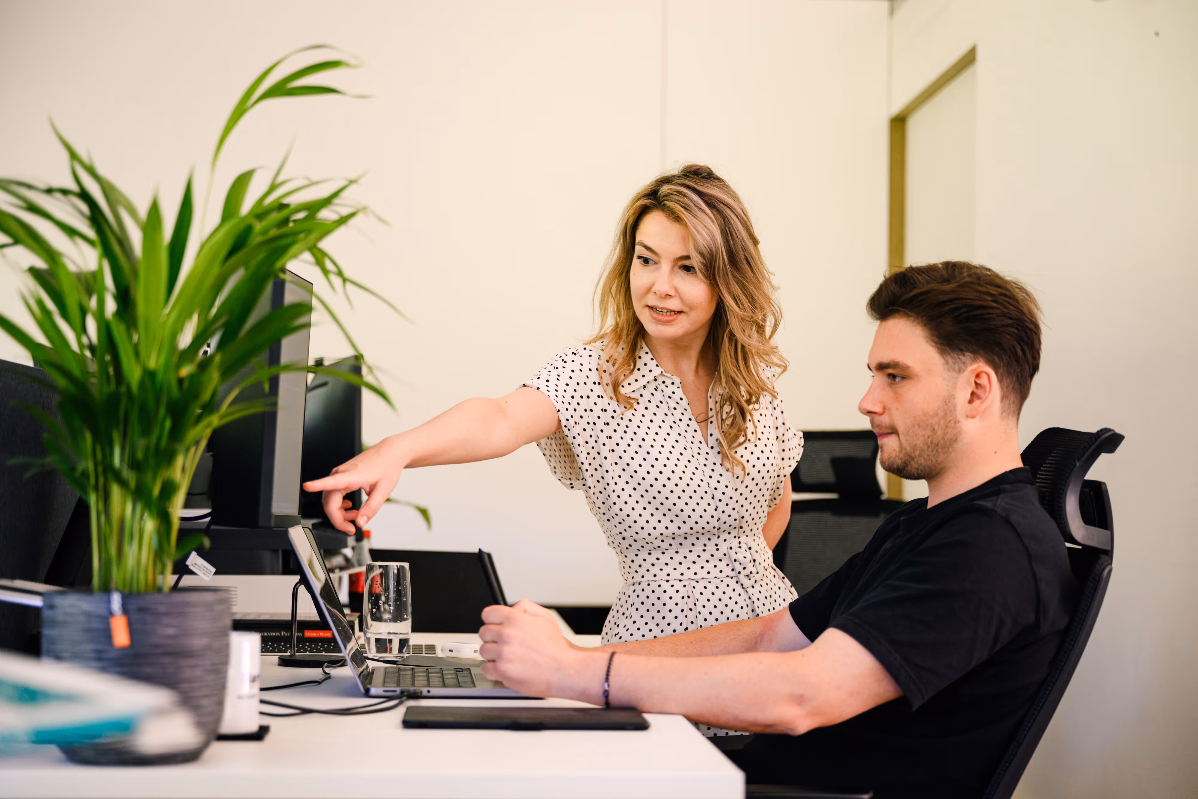 Working together elena wesley computer