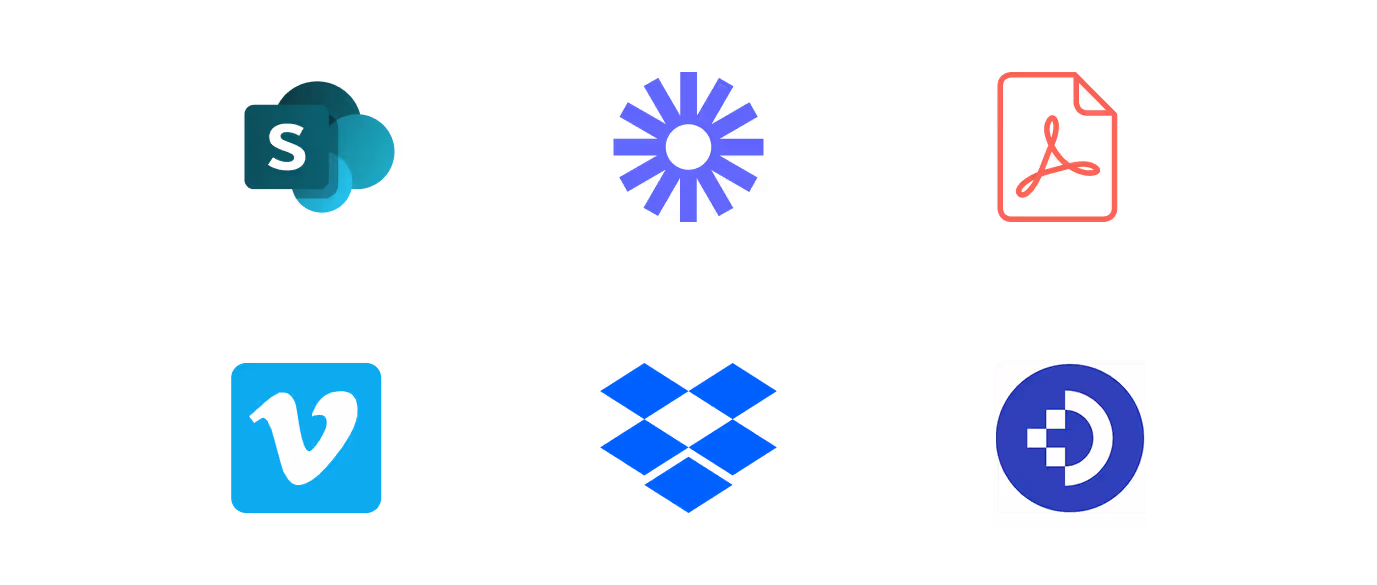 Share sales, marketing, and product collateral with partners.