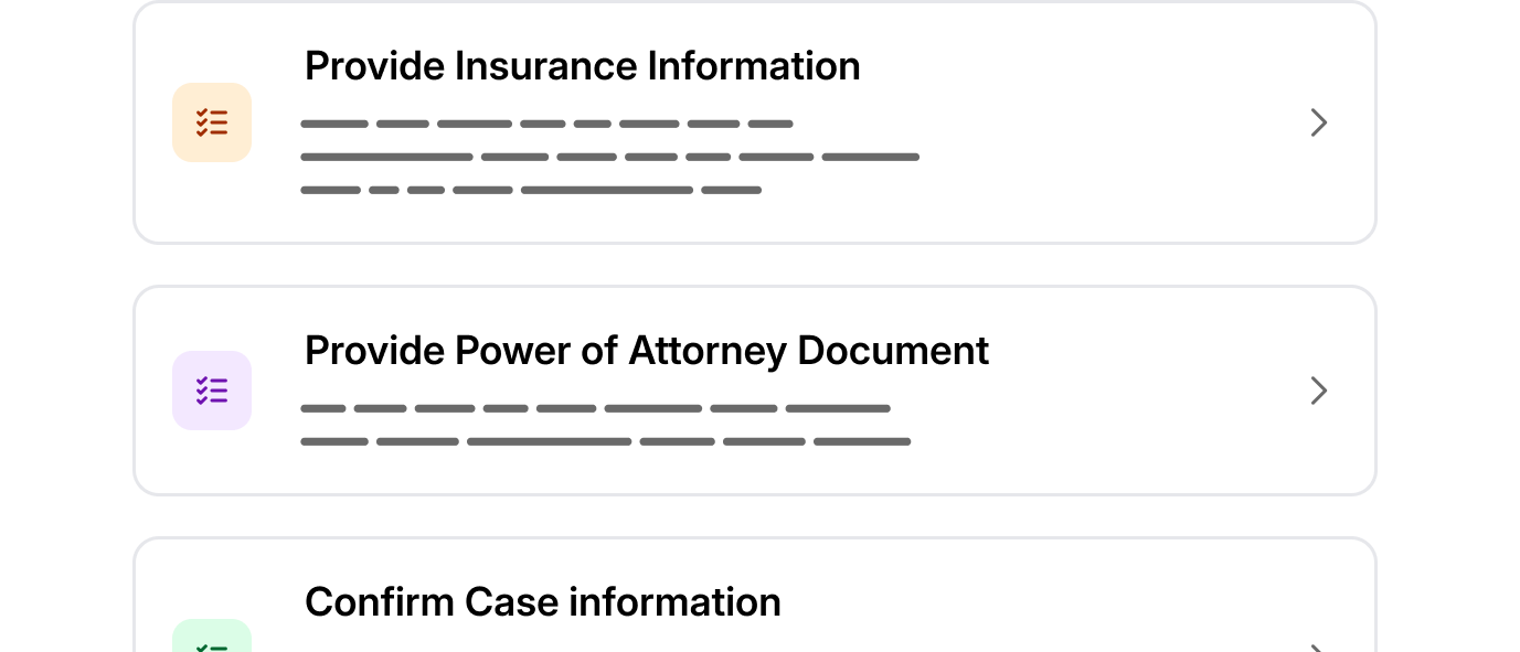 Launch repeatable matter flows instantly using blueprint-driven workflow templates.