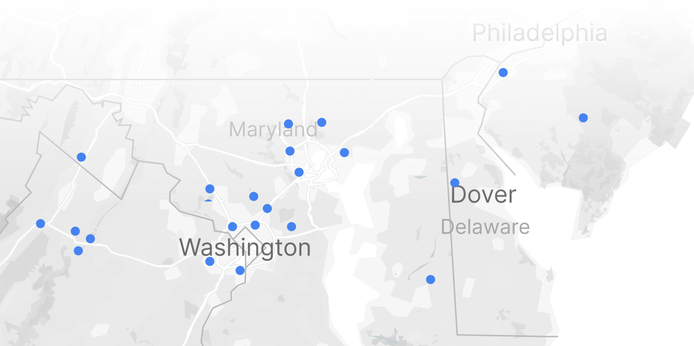 Geographically visualize data to spot trends, clusters, or intake gaps across torts.