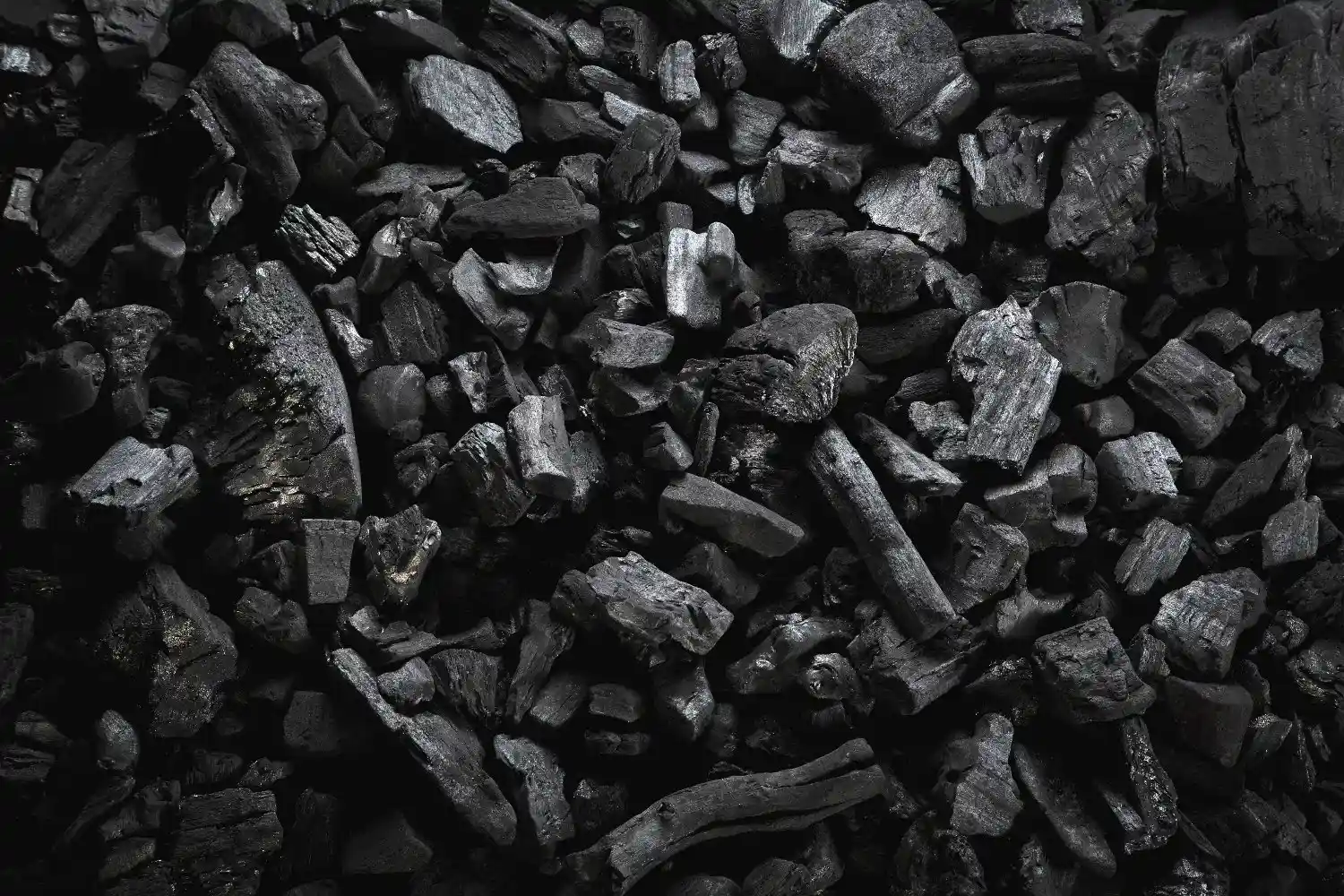biochar pile