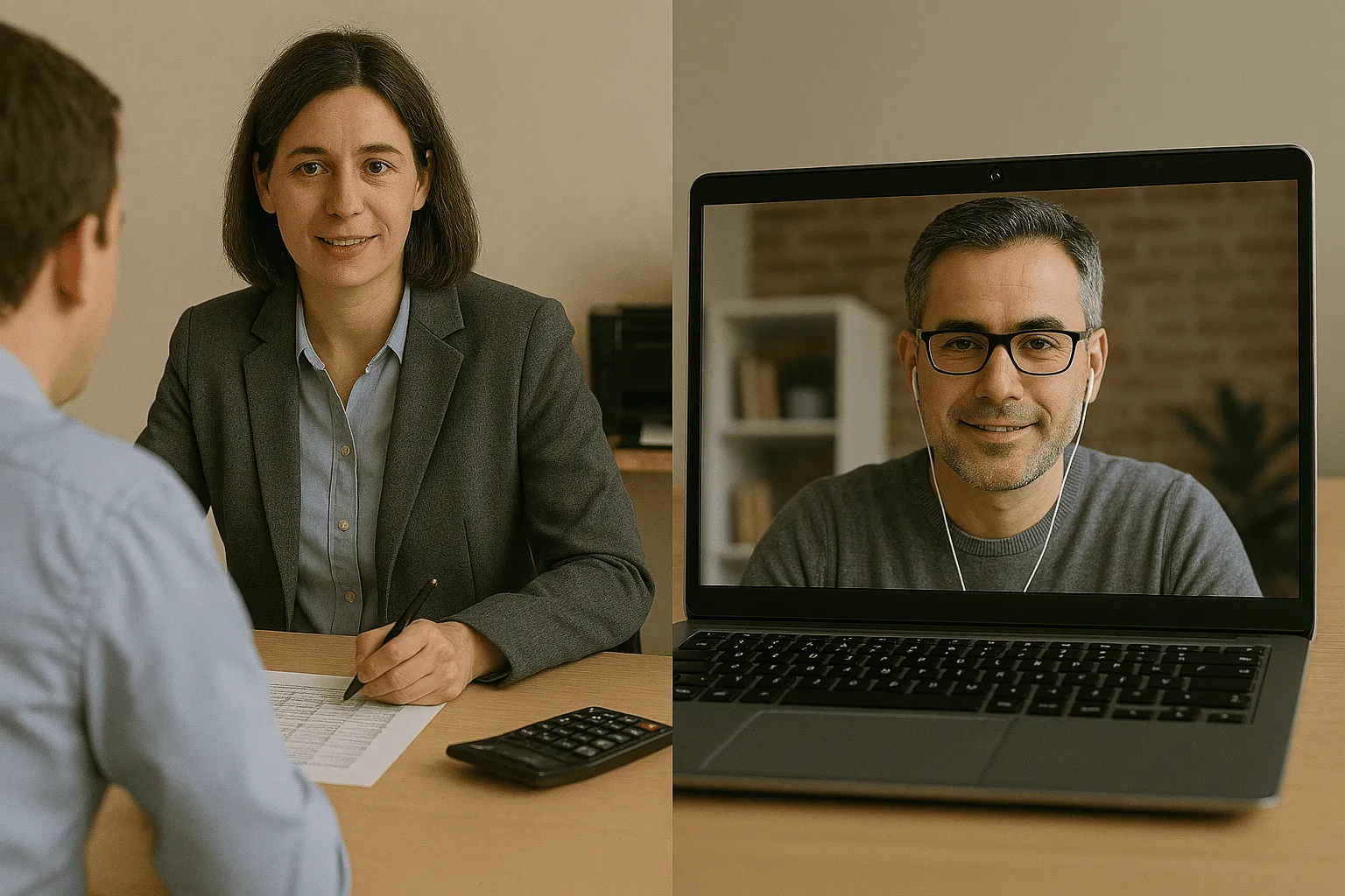 Entrepreneur comparant des experts-comptables pour son entreprise