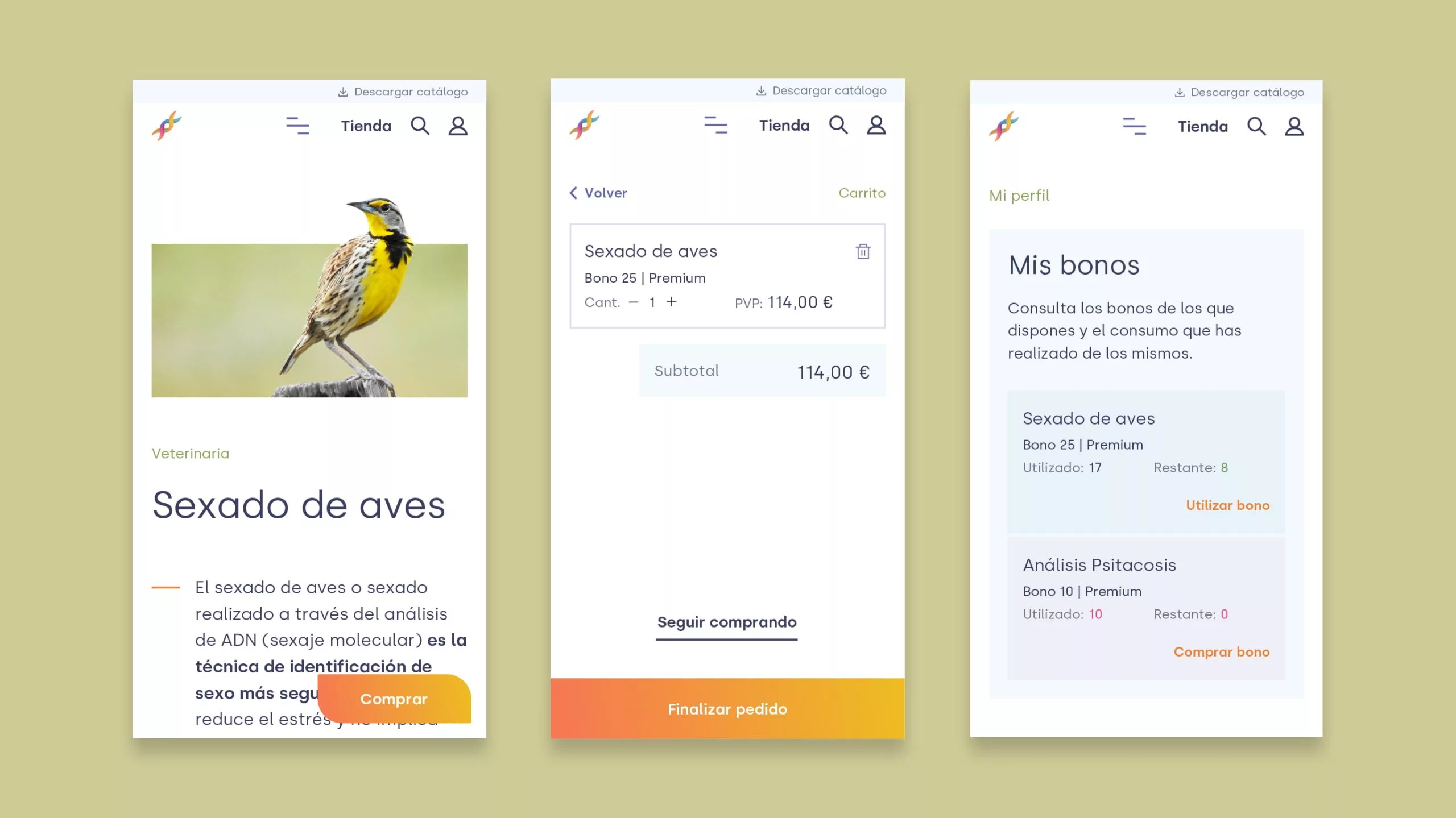 Muestra del diseño web de Iberogen en versión móvil