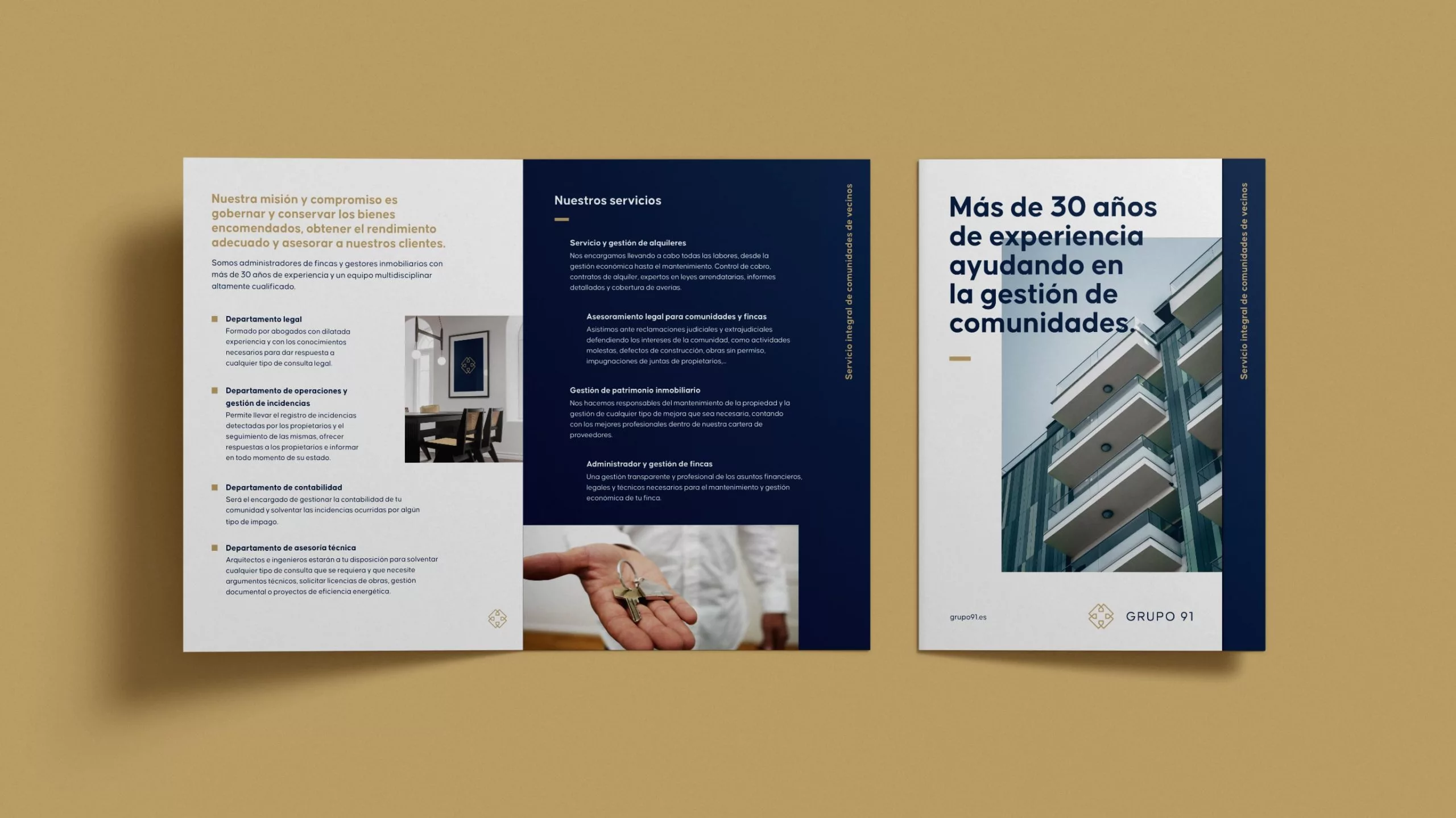 Flyer de Grupo 91