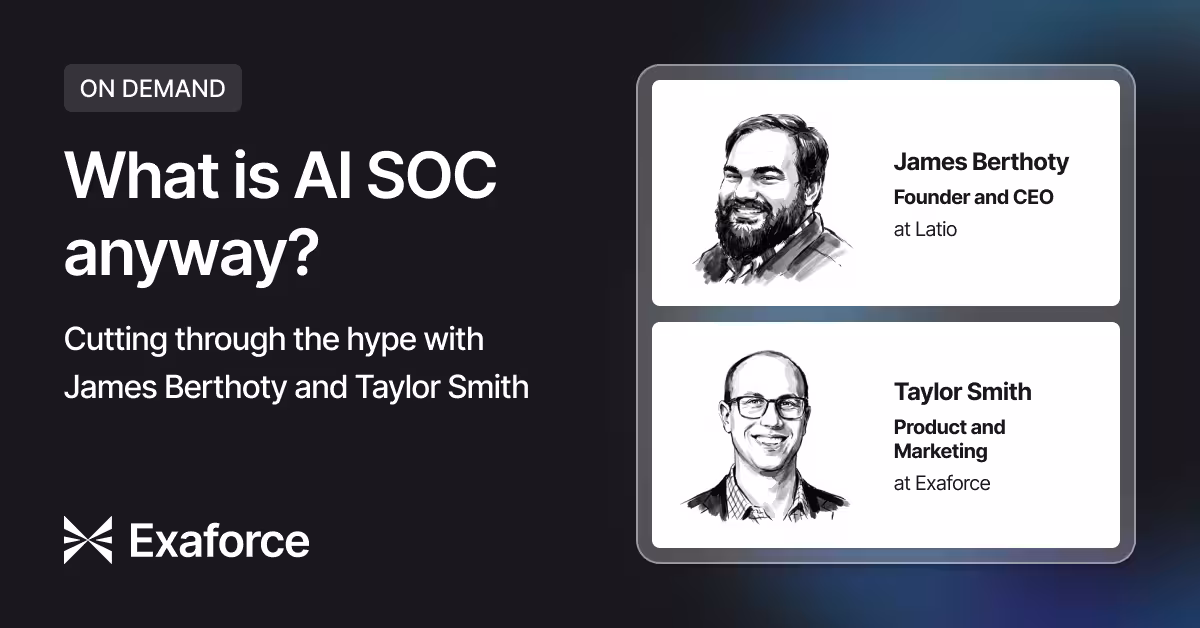 What is AI SOC Webinar