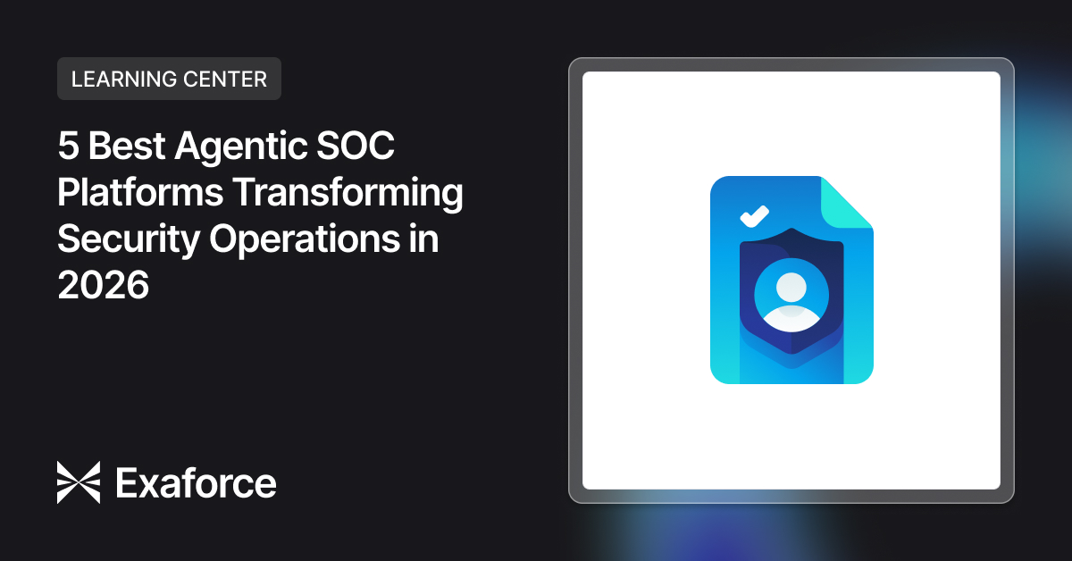 トレフォエース・センター | 5 Best Agentic SOC Platforms Transforming Security ...