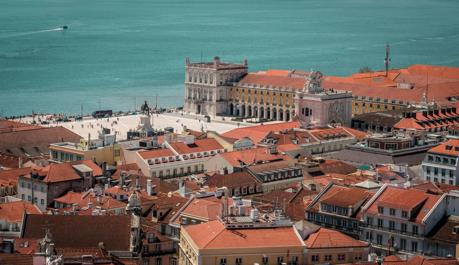 Lisbon aerial view