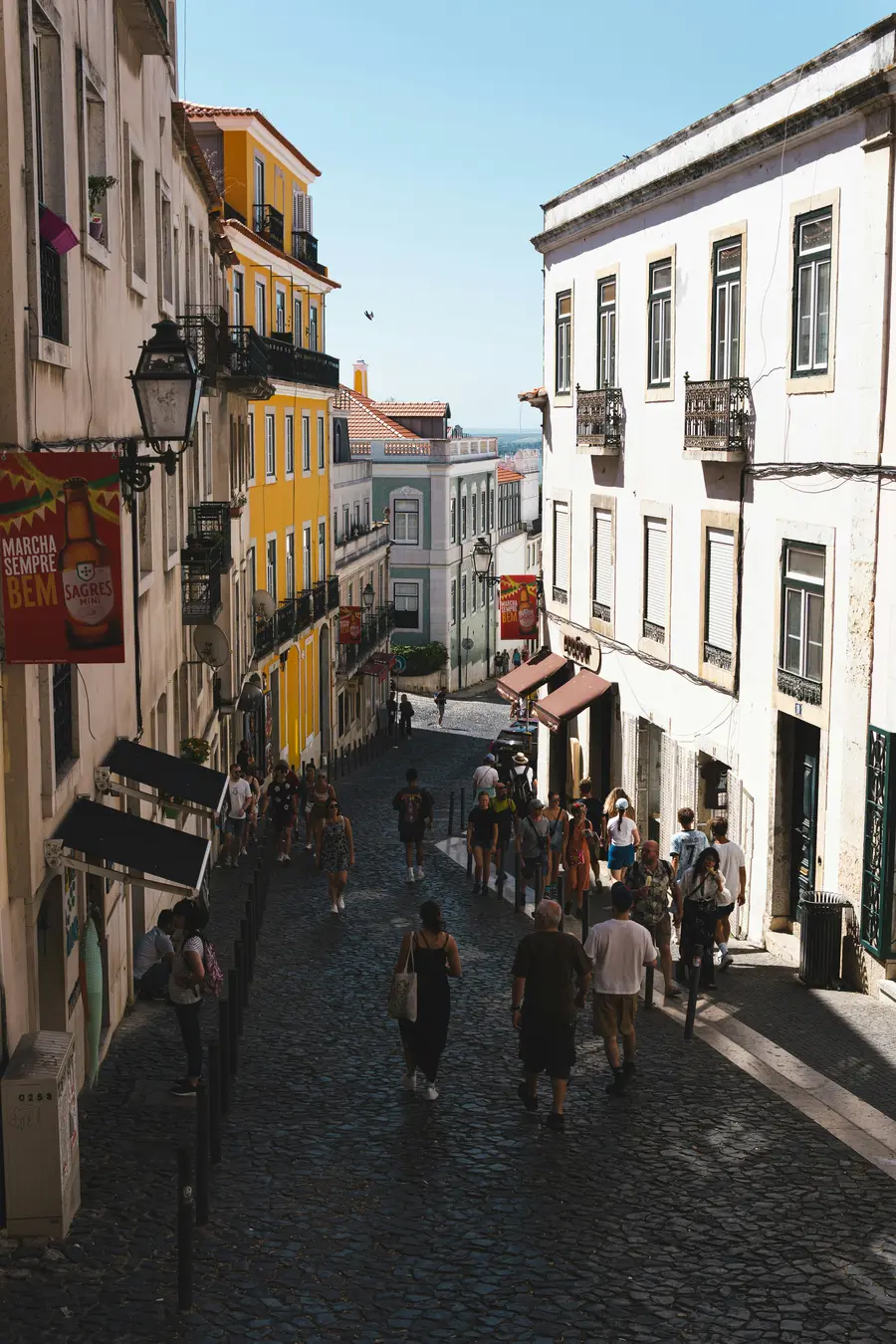 Alfama streets Lisbon