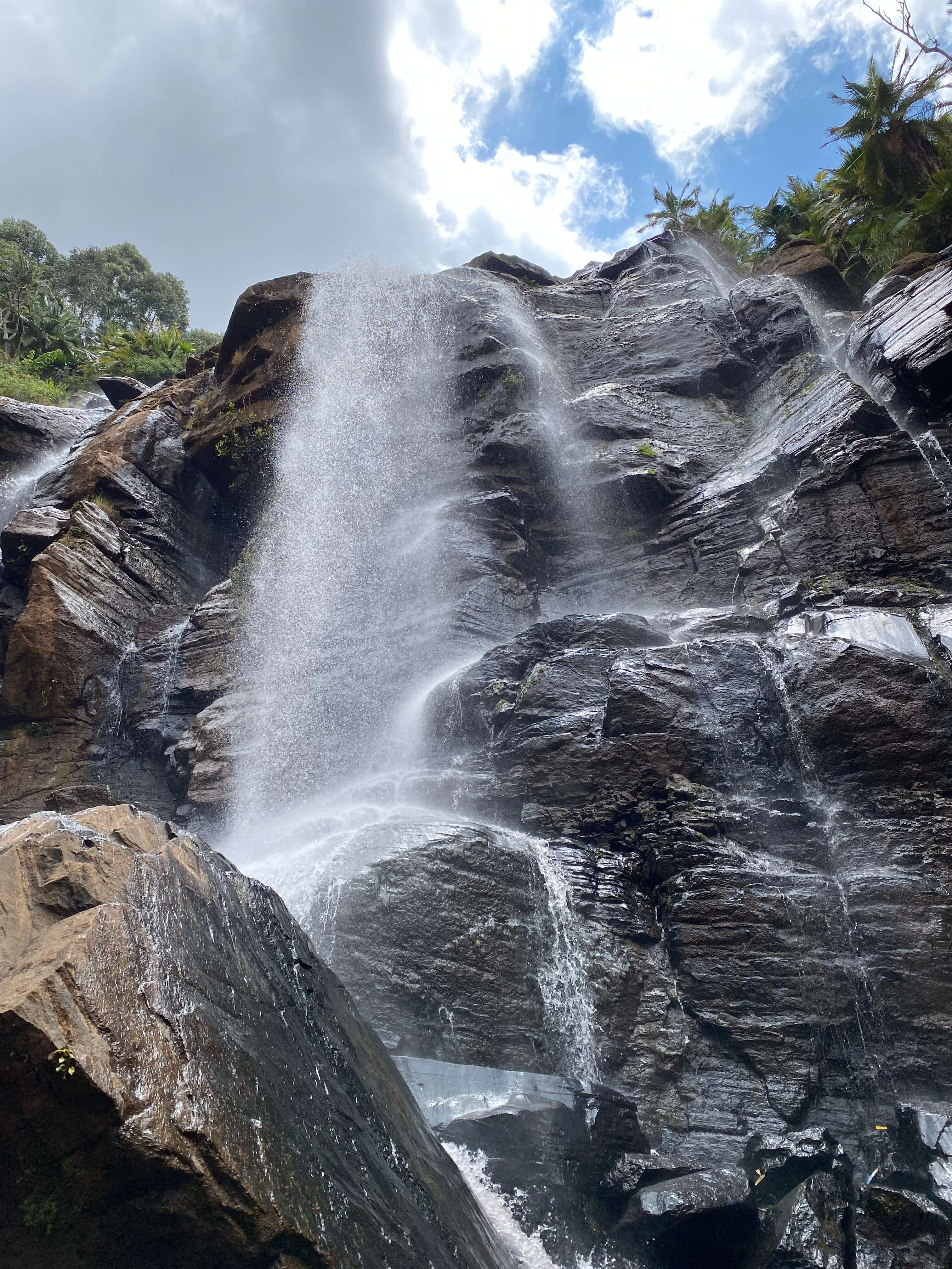Mountain water fall