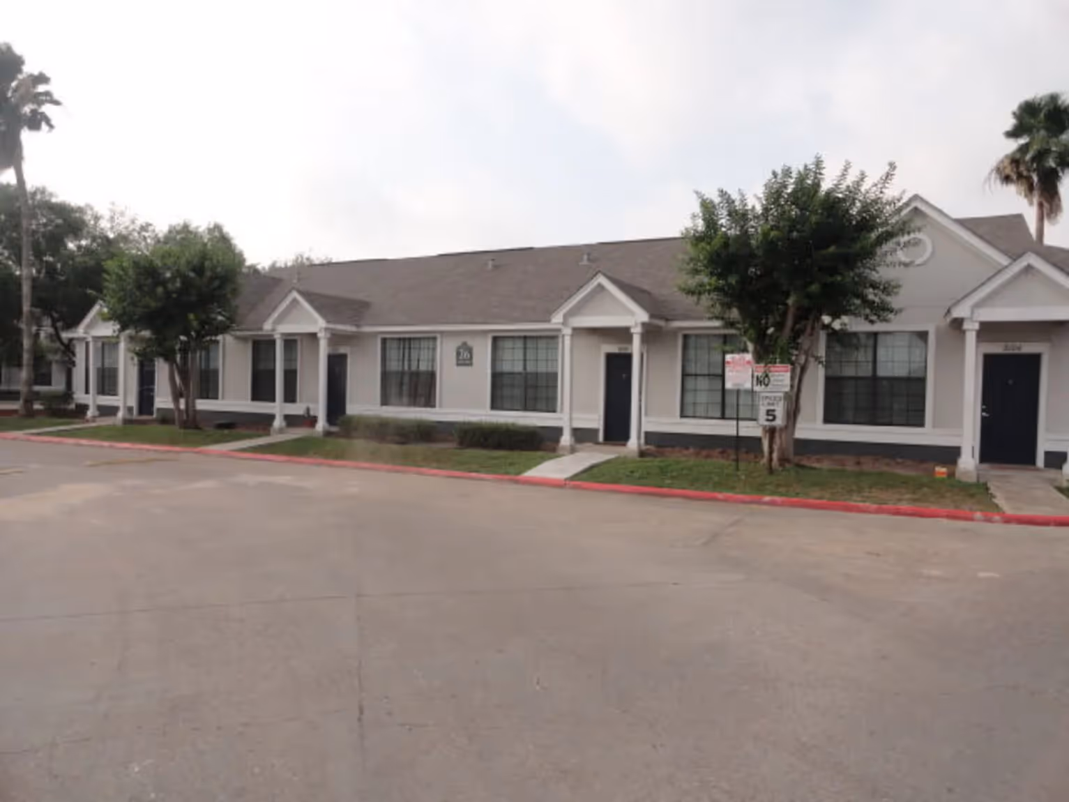 exterior of apartments