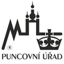Logo Puncovní úřad with stylized letters and a crown symbol.