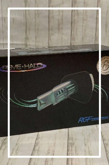 Vintage gaming cable or connector with Game Halo and RGF logos