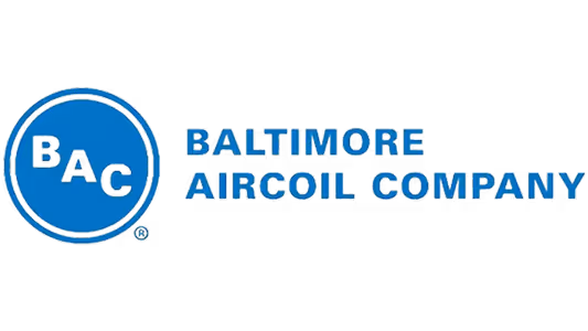 Baltimore Aircoil Company logo featuring a stylized design representing cooling solutions.