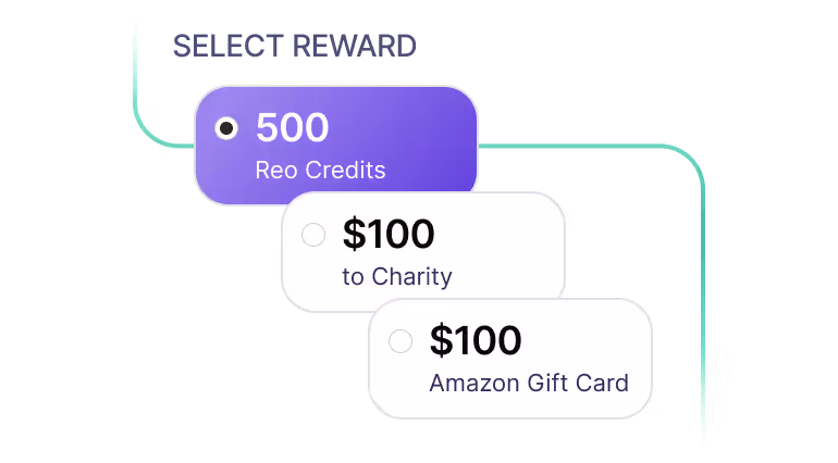 Referral select reward
