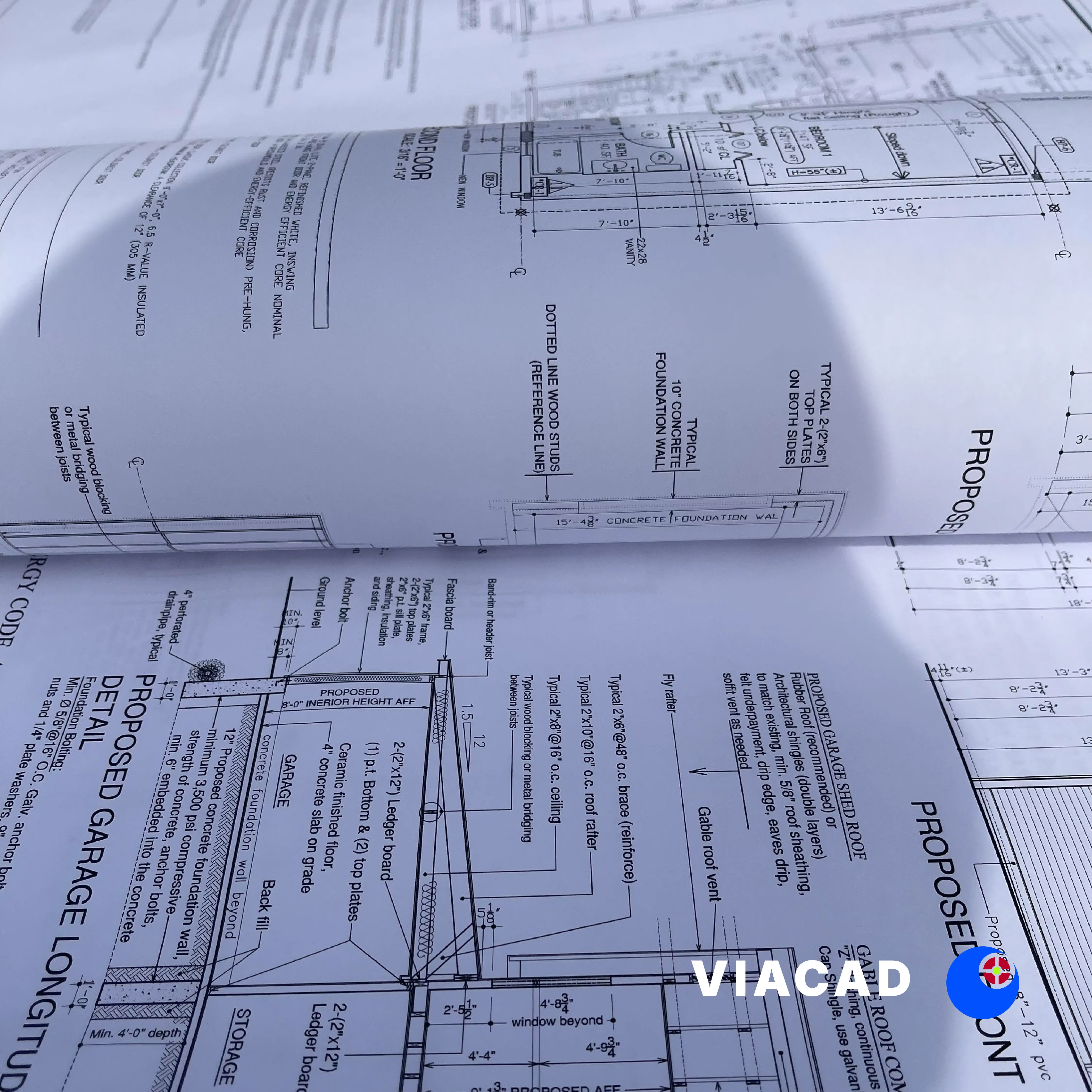 Accessory Dwelling Unit (ADU) in Worcester, MA—Designed by VIACAD, LLC (Blueprints)