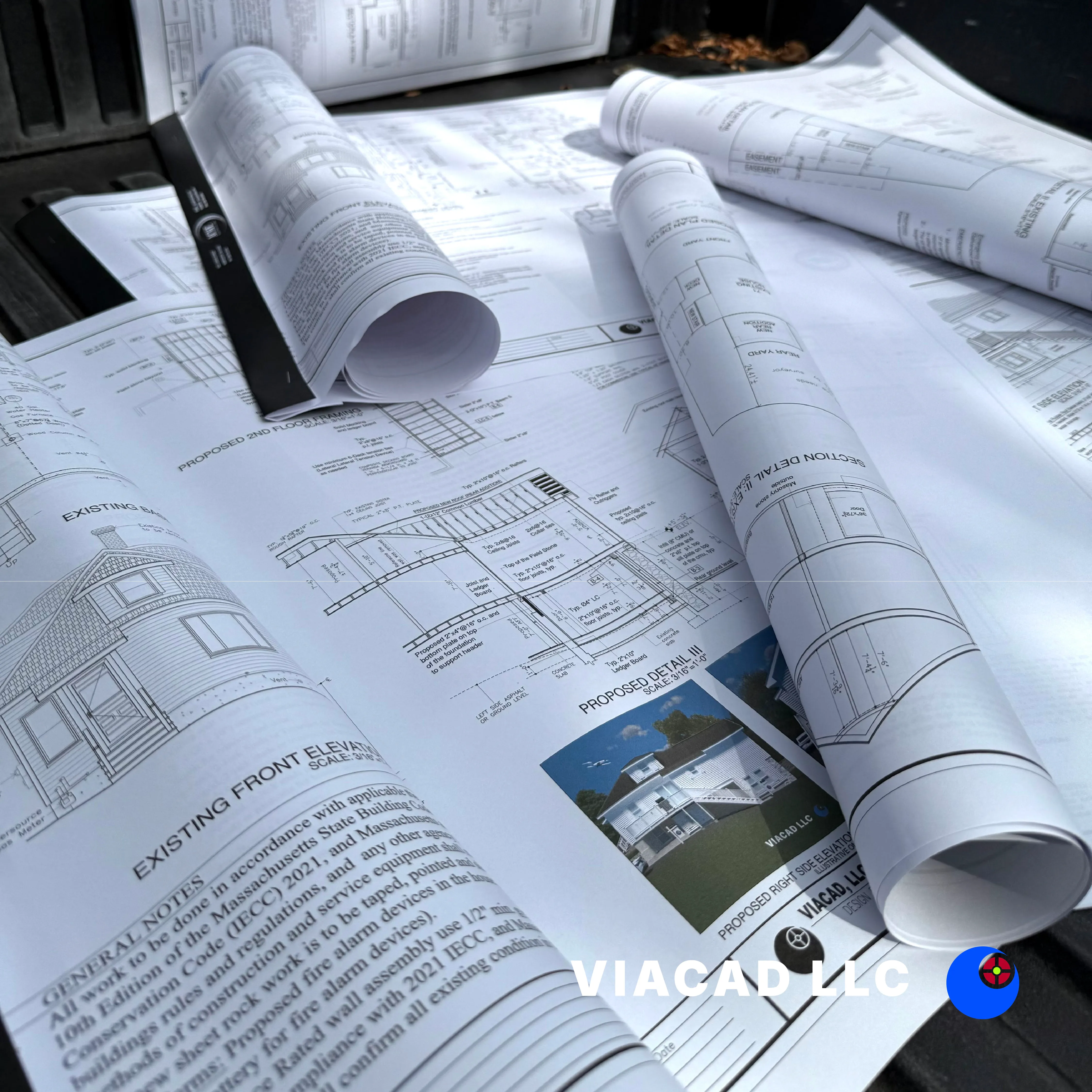 home addition and renovation blueprints by viacad, llc
