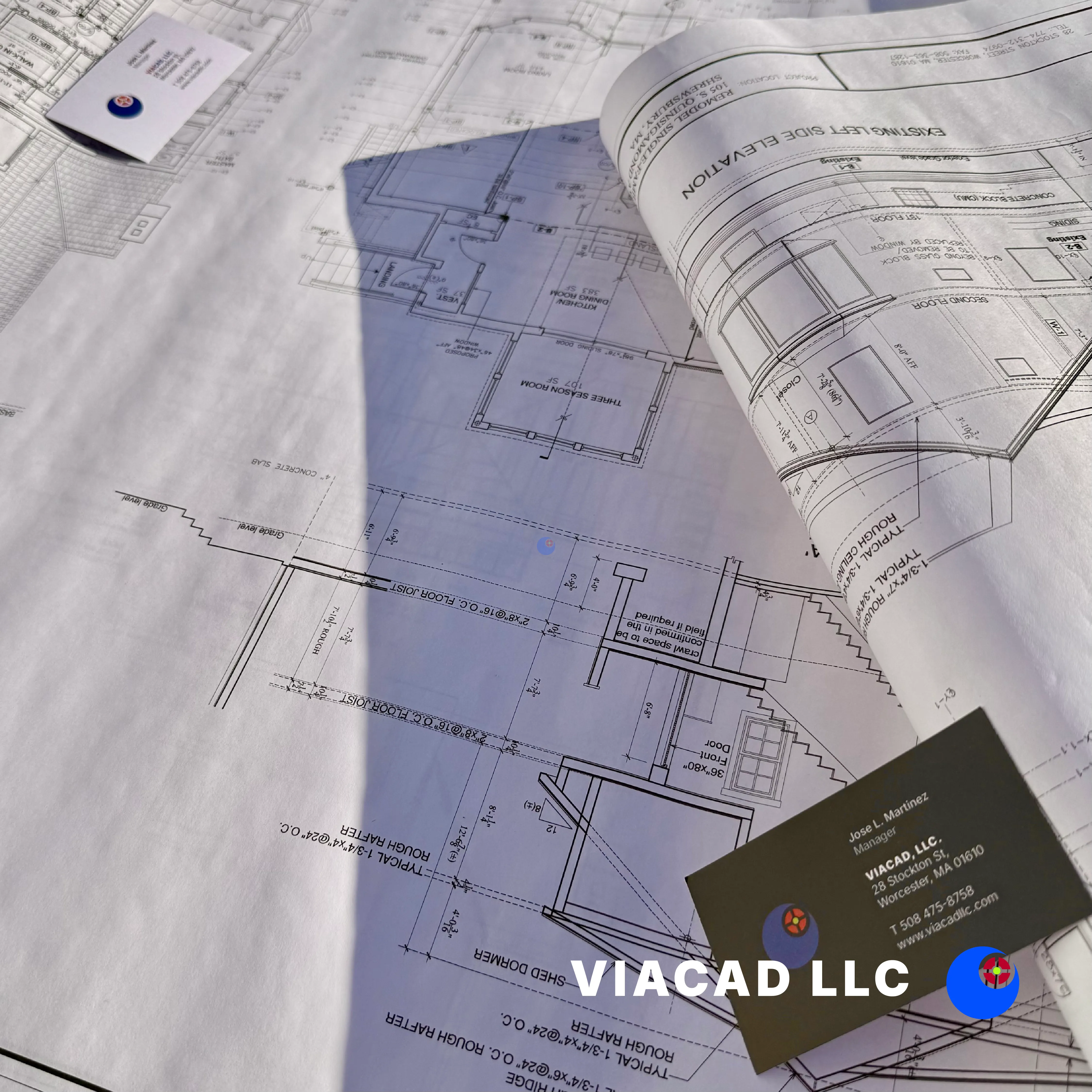 Shrewsbury, Massachusetts: Home Addition & Remodel Blueprints by VIACAD, LLC