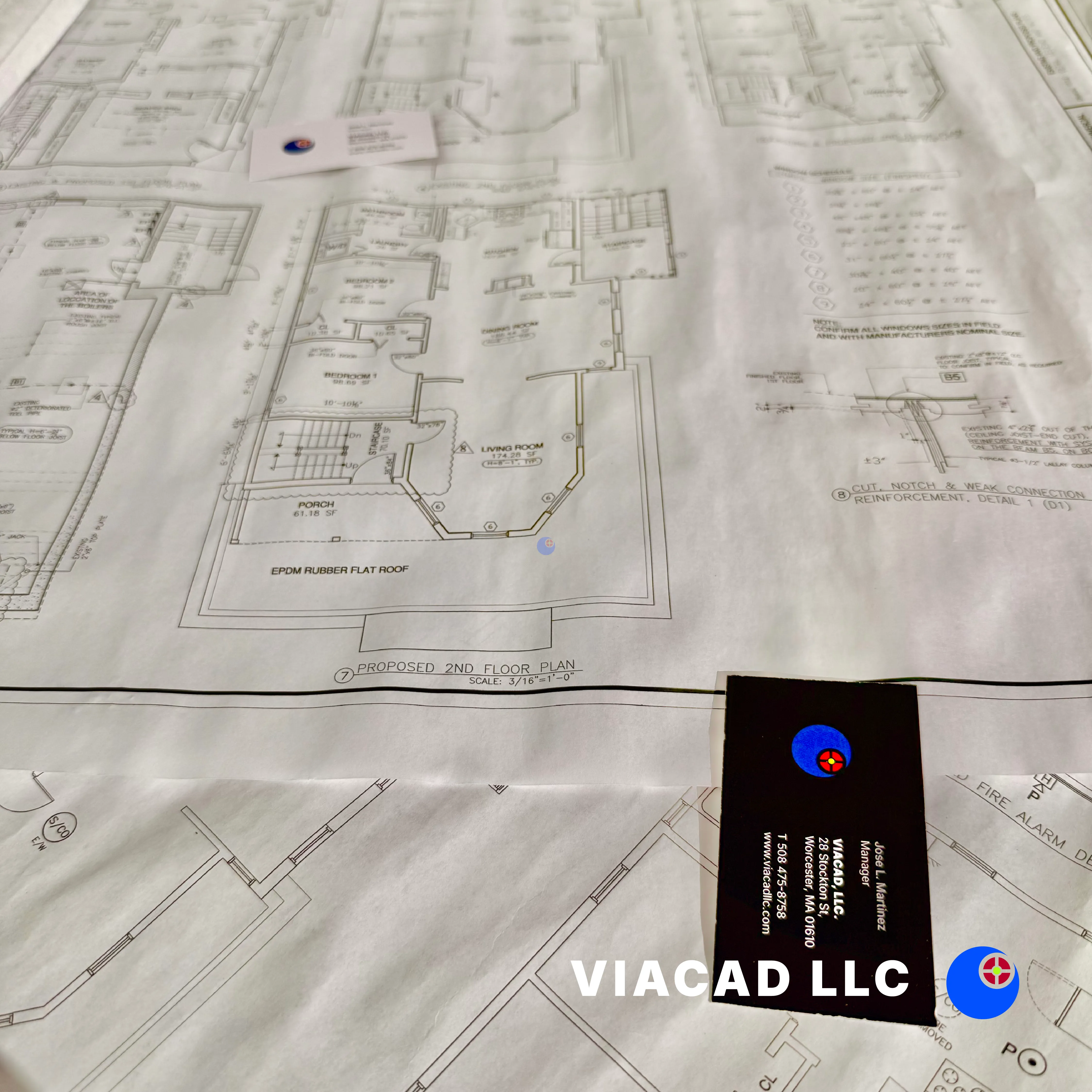 Worcester, Massachusetts: Home Remodel & Renovation Blueprints by VIACAD, LLC