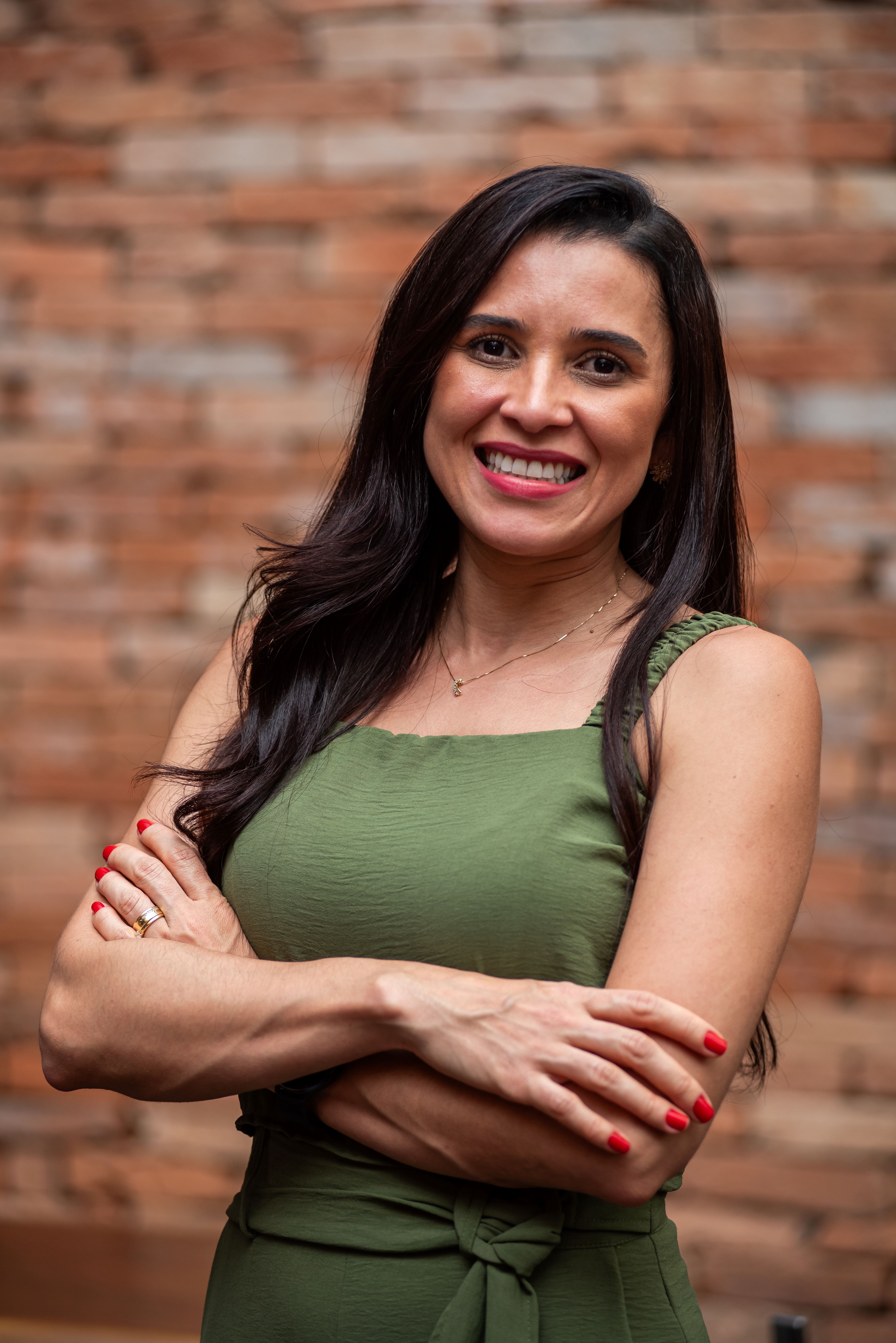 Foto de uma das DP6er, colaboradora da empresa.