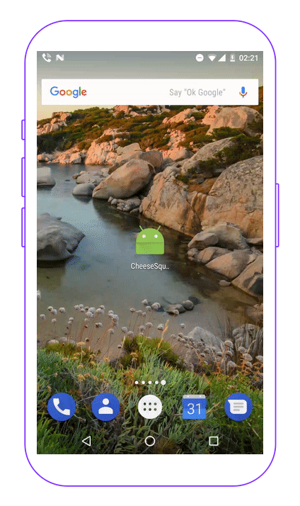 gif presenting StatusBar in Android