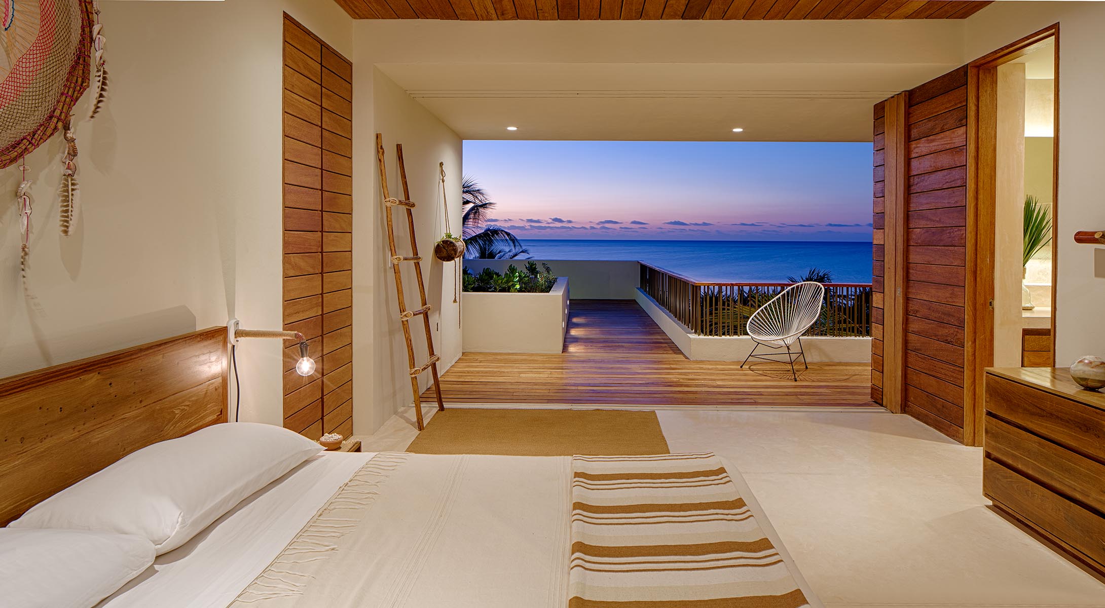 the most amazing ocean views from a luxury master bedroom