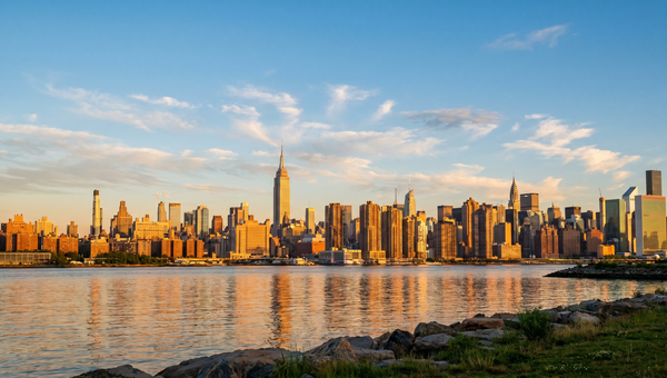 United States hero -- New York City skyline