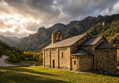 Andorra -- Sant Joan de Caselles Church