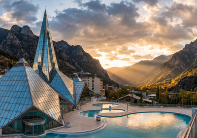 Andorra -- The Caldea Spa complex
