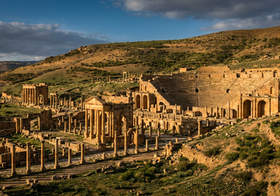 Algeria -- The Roman ruins of Djémila