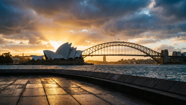 Australia hero -- Sydney Opera House and Harbour Bridge