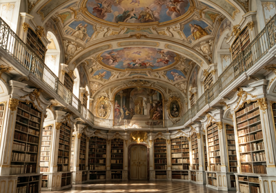 Austria -- Admont Abbey Library