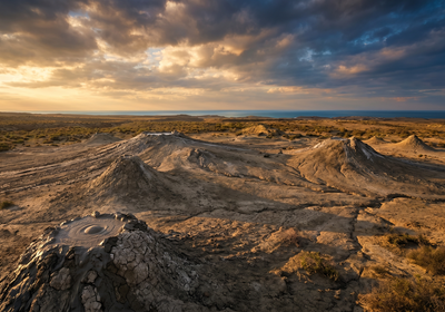Azerbaijan -- Gobustan Mud Volcanoes