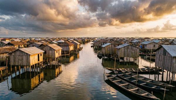 Benin hero -- Ganvié stilt village