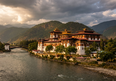 Bhutan -- Punakha Dzong