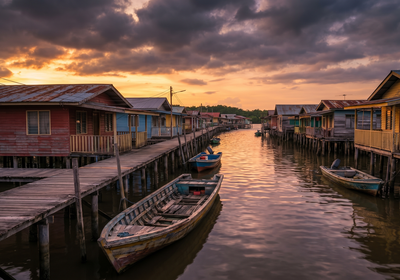 Brunei -- Kampong Ayer Water Village