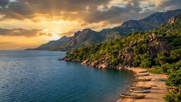 Burundi hero -- The shores of Lake Tanganyika