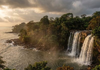 Cameroon -- Lobé Falls