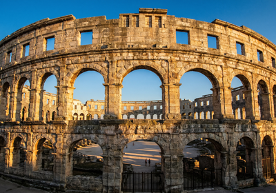 Croatia -- Pula Arena Roman amphitheater