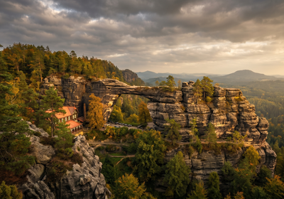 Czech Republic -- Pravčická brána in Bohemian Switzerland National Park