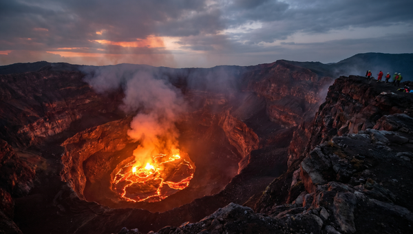 Democratic Republic of the Congo hero -- Mount Nyiragongo lava lake