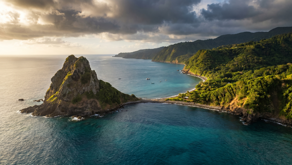 Dominica hero -- Scott's Head Pinnacle