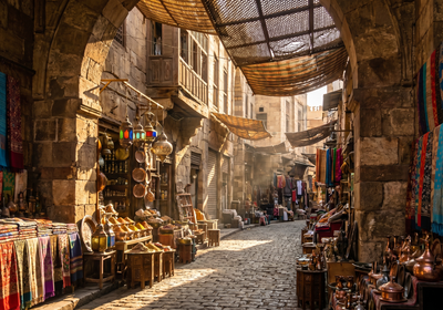 Egypt -- Khan el-Khalili bazaar in Cairo