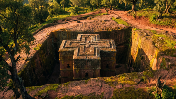 Ethiopia hero -- The rock-hewn churches of Lalibela