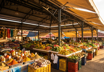 French Guiana -- The central market in Cayenne