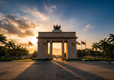 Ghana -- Accra's Independence Arch