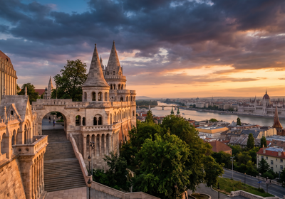 Hungary -- Fisherman's Bastion in Buda Castle