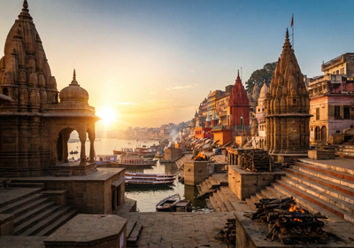 India -- Varanasi ghats on the Ganges River