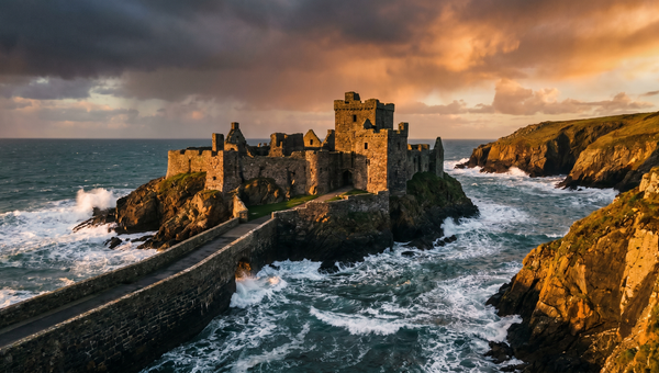 Isle of Man hero -- Peel Castle
